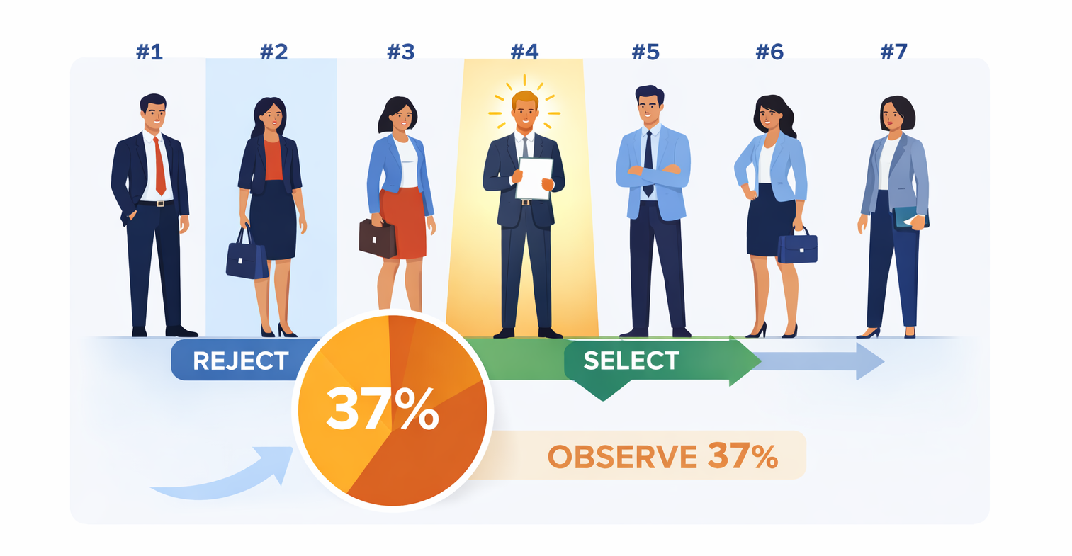 The secretary problem